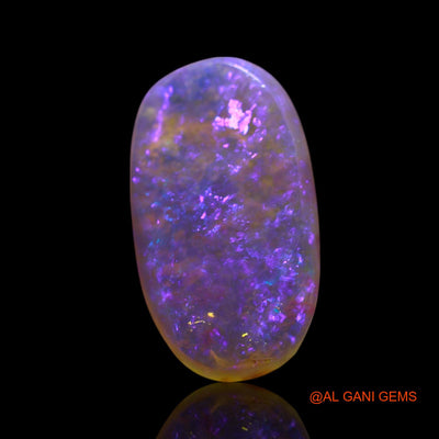 2.00 Cts Natural Australian Fire Opal Loose Gemstone Oval Cabochon 15x8x2 mm AG-644