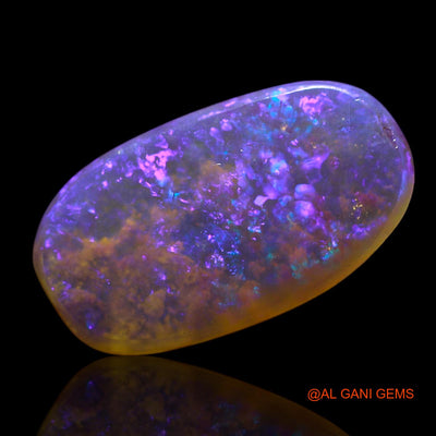 2.00 Cts Natural Australian Fire Opal Loose Gemstone Oval Cabochon 15x8x2 mm AG-644