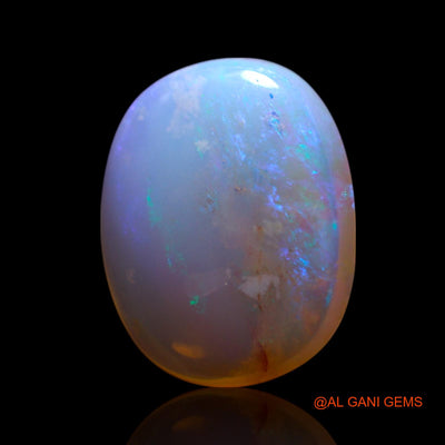 3.00 Cts Natural Australian Fire Opal Loose Gemstone Oval Cabochon 13x10x4 mm AG-645