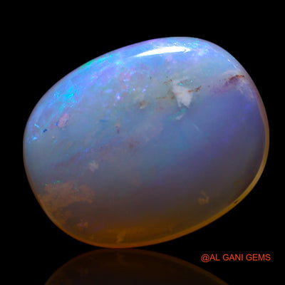 3.00 Cts Natural Australian Fire Opal Loose Gemstone Oval Cabochon 13x10x4 mm AG-645