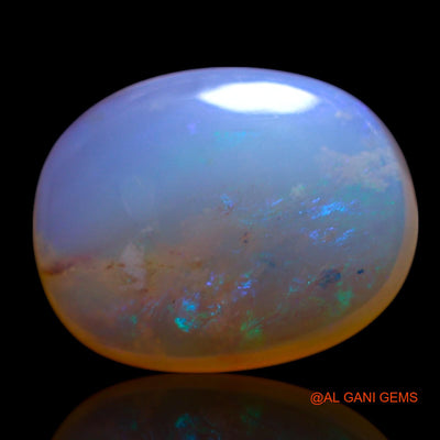 3.00 Cts Natural Australian Fire Opal Loose Gemstone Oval Cabochon 13x10x4 mm AG-645