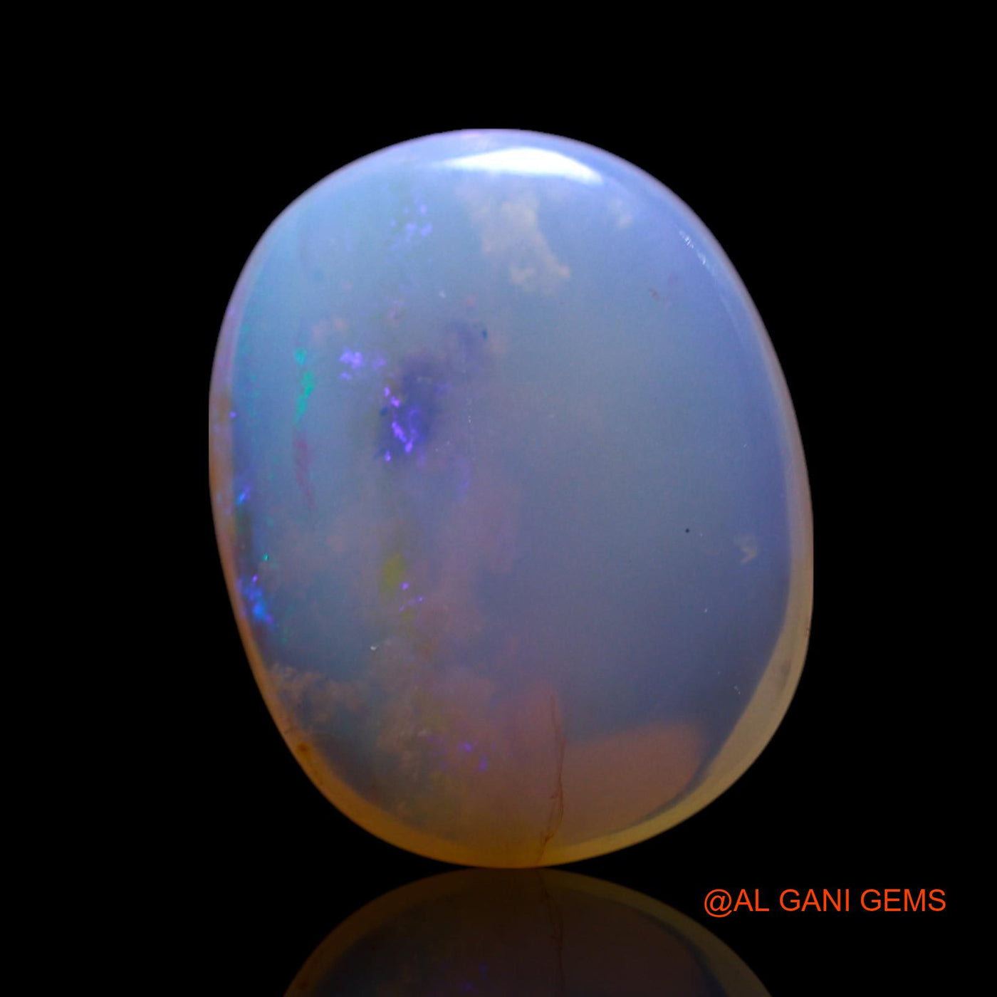 3.00 Cts Natural Australian Fire Opal Loose Gemstone Oval Cabochon 13x10x4 mm AG-645