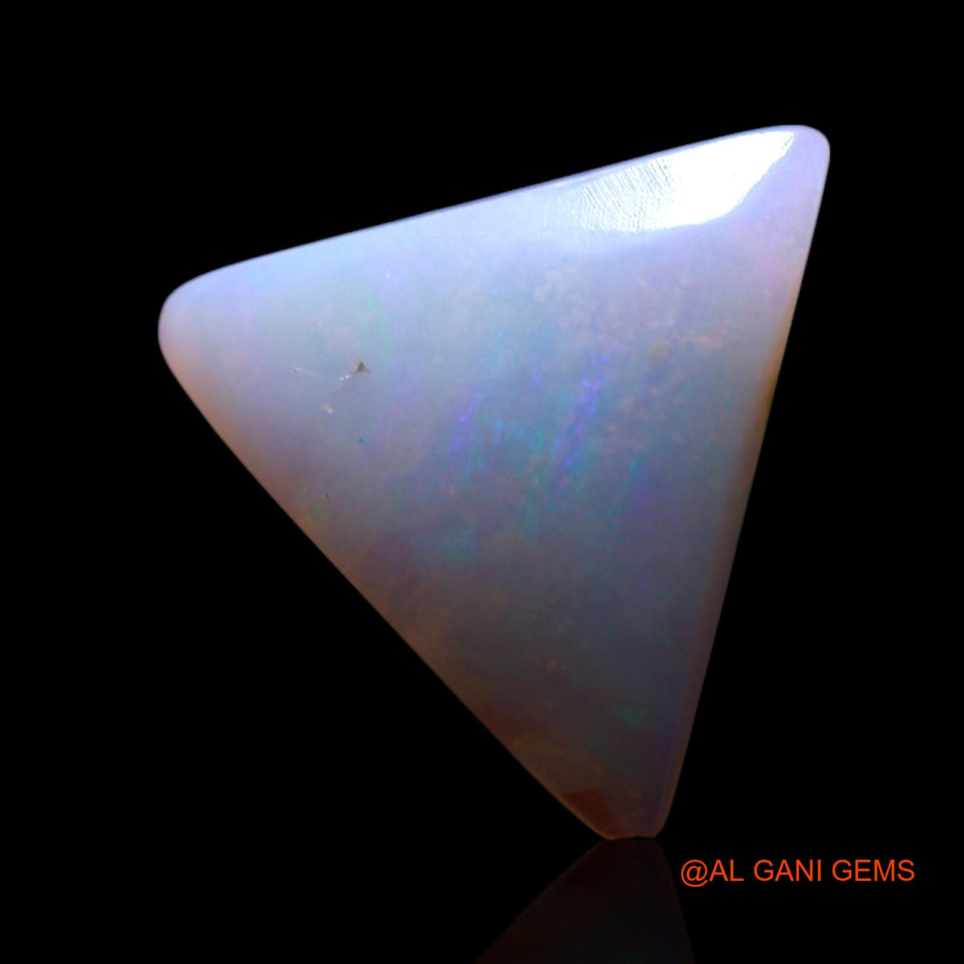 2.00 Cts Natural Australian Fire Opal Loose Gemstone Trillion Cabochon 12x12x2 mm AG-646