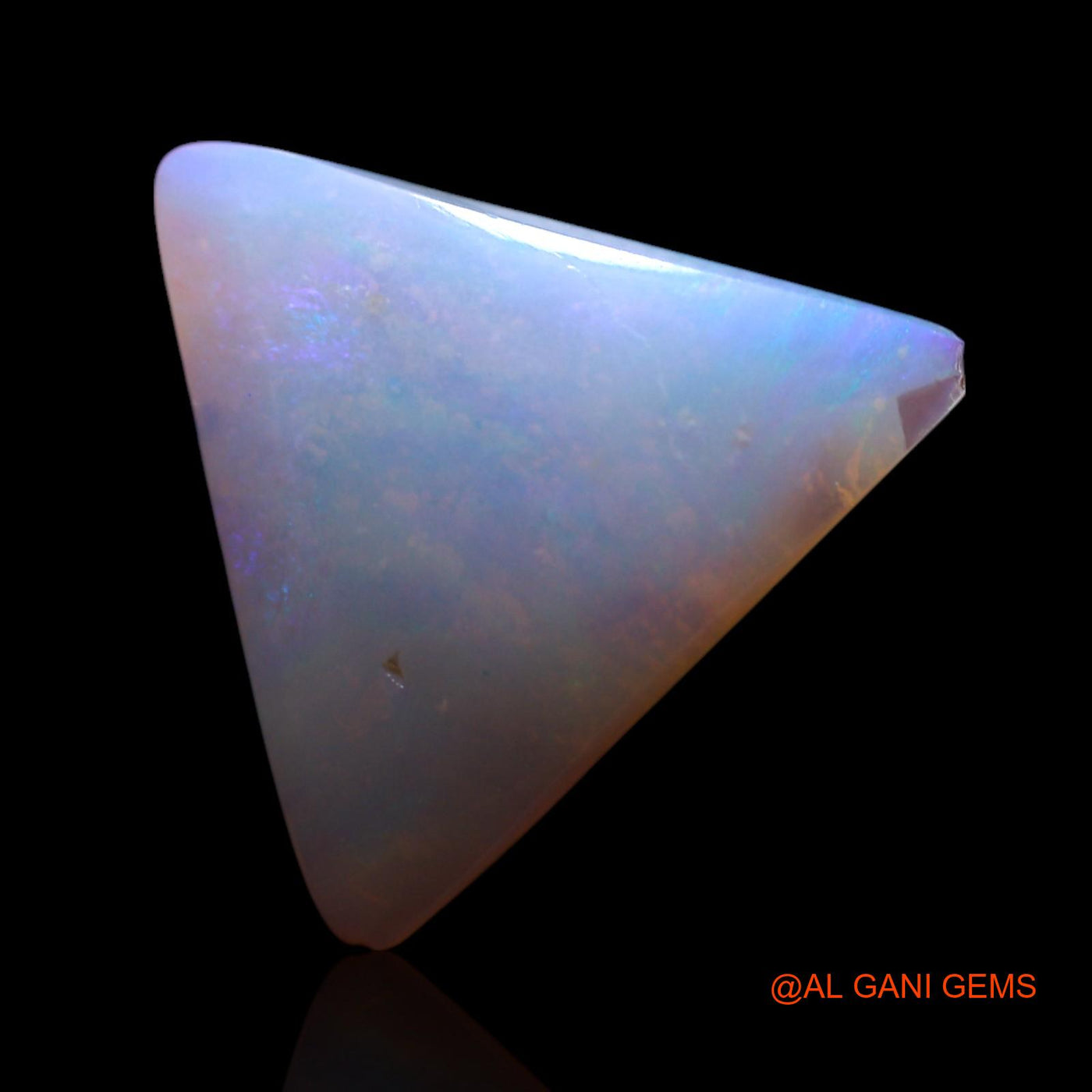 2.00 Cts Natural Australian Fire Opal Loose Gemstone Trillion Cabochon 12x12x2 mm AG-646