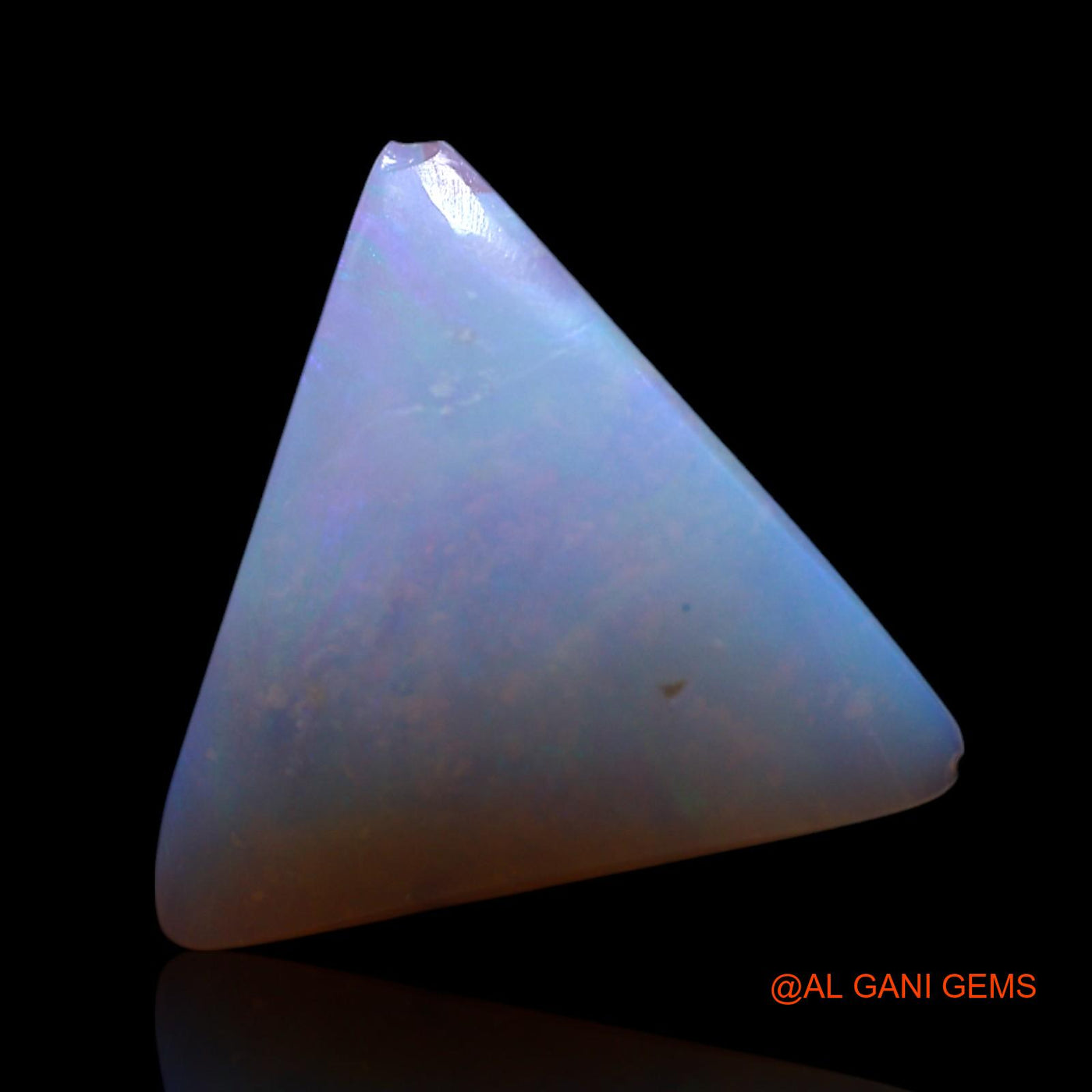 2.00 Cts Natural Australian Fire Opal Loose Gemstone Trillion Cabochon 12x12x2 mm AG-646