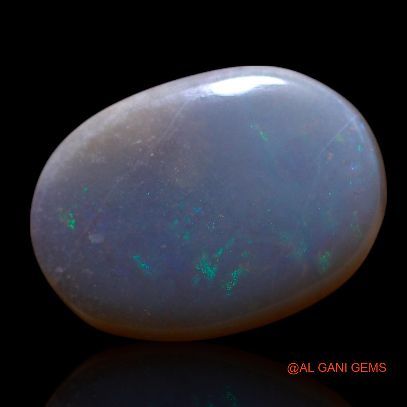 Natural Untreated Fire Opal Loose Gemstone Oval Cabochon From Australia 3.00 Cts 13x10x3 mm AG-647