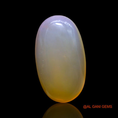4.00 Cts Unheated Australian Fire Opal Loose Gemstone Oval Cabochon Natural 14x8x5 mm AG-648