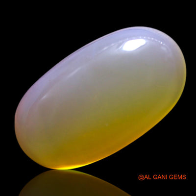 4.00 Cts Unheated Australian Fire Opal Loose Gemstone Oval Cabochon Natural 14x8x5 mm AG-648