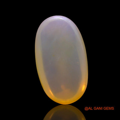 4.00 Cts Unheated Australian Fire Opal Loose Gemstone Oval Cabochon Natural 14x8x5 mm AG-648