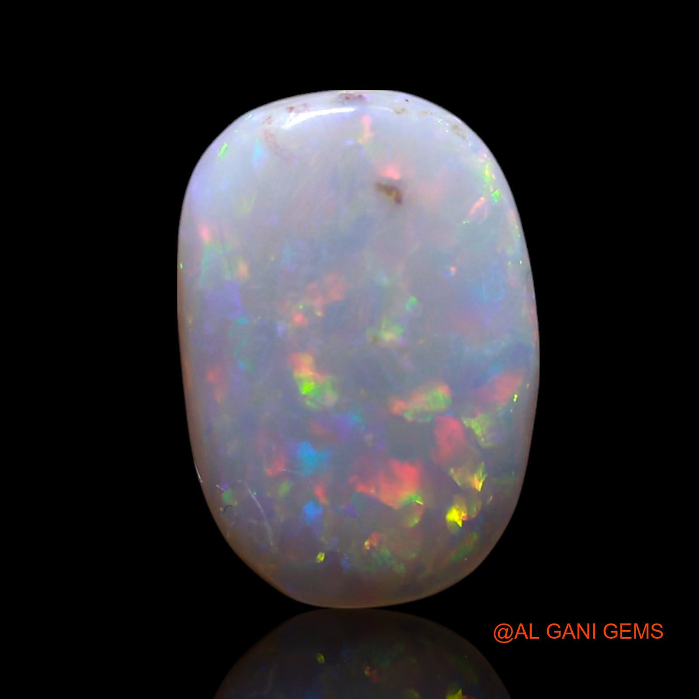 1.00 Cts Natural Australian Fire Opal Loose Gemstone Oval Cabochon 11x7x1 mm AG-64