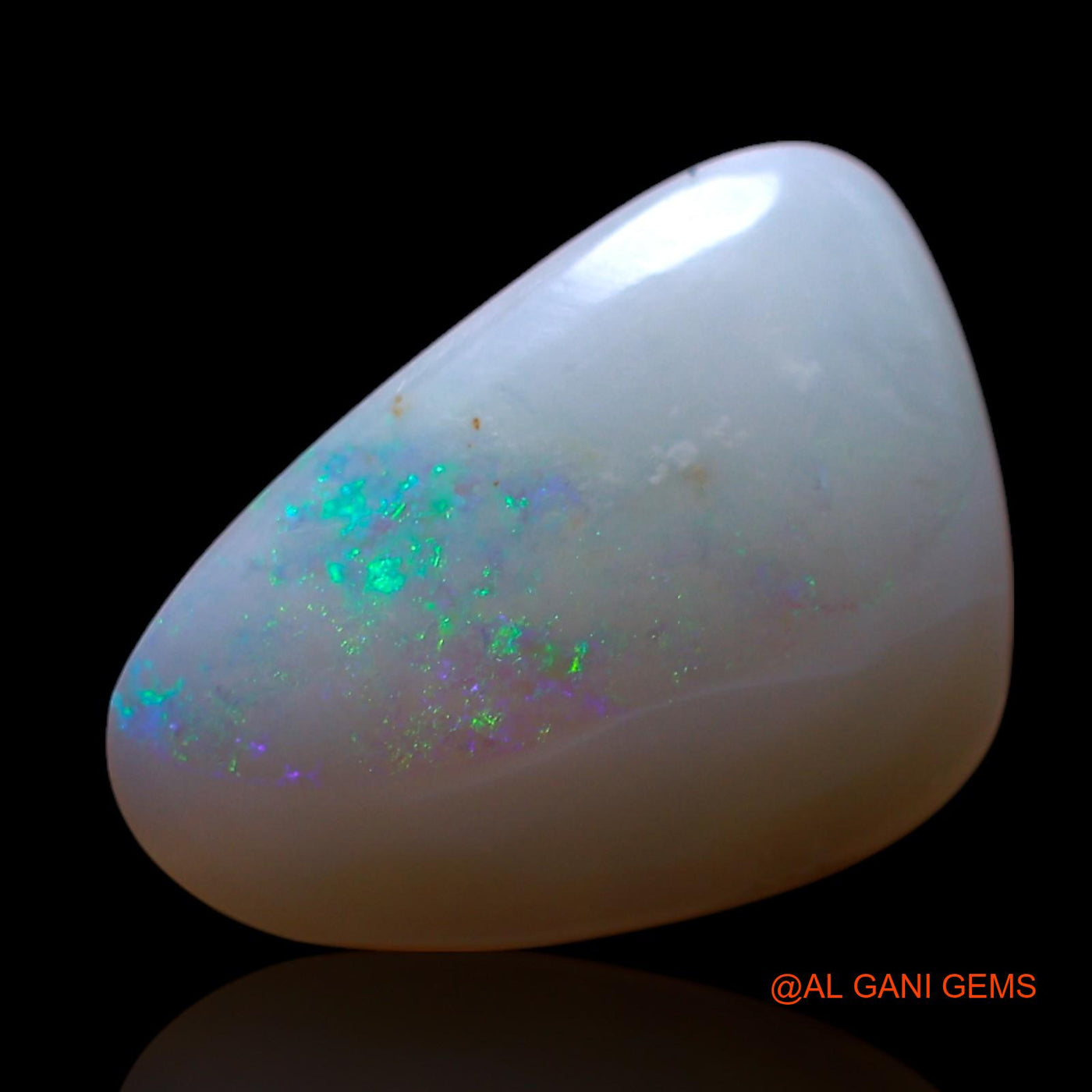 2.00 Cts Natural Australian Fire Opal Loose Gemstone Fancy Cabochon 14x9x3 mm AG-650