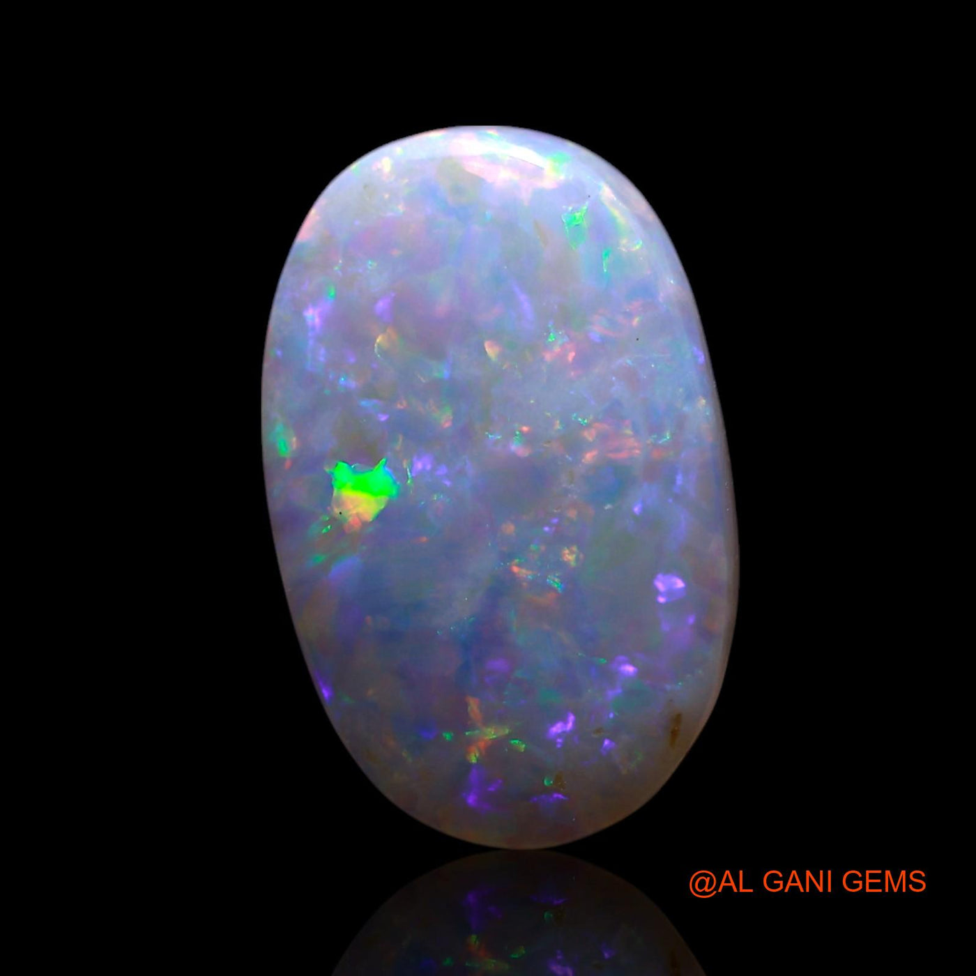 2.00 Cts Natural Australian Fire Opal Oval Cabochon Loose Gemstone For Jewelry 13x8x2 mm AG-651