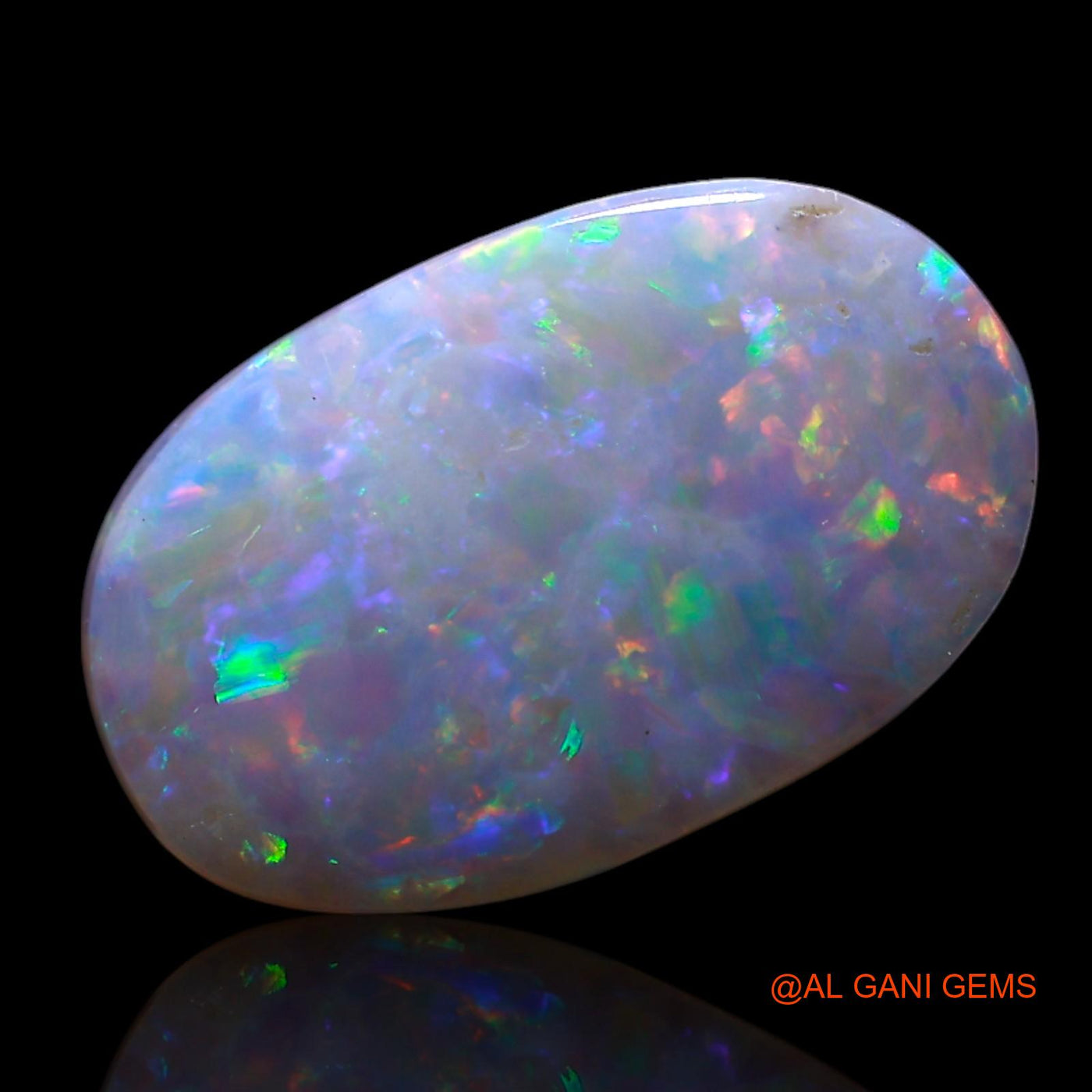 2.00 Cts Natural Australian Fire Opal Oval Cabochon Loose Gemstone For Jewelry 13x8x2 mm AG-651
