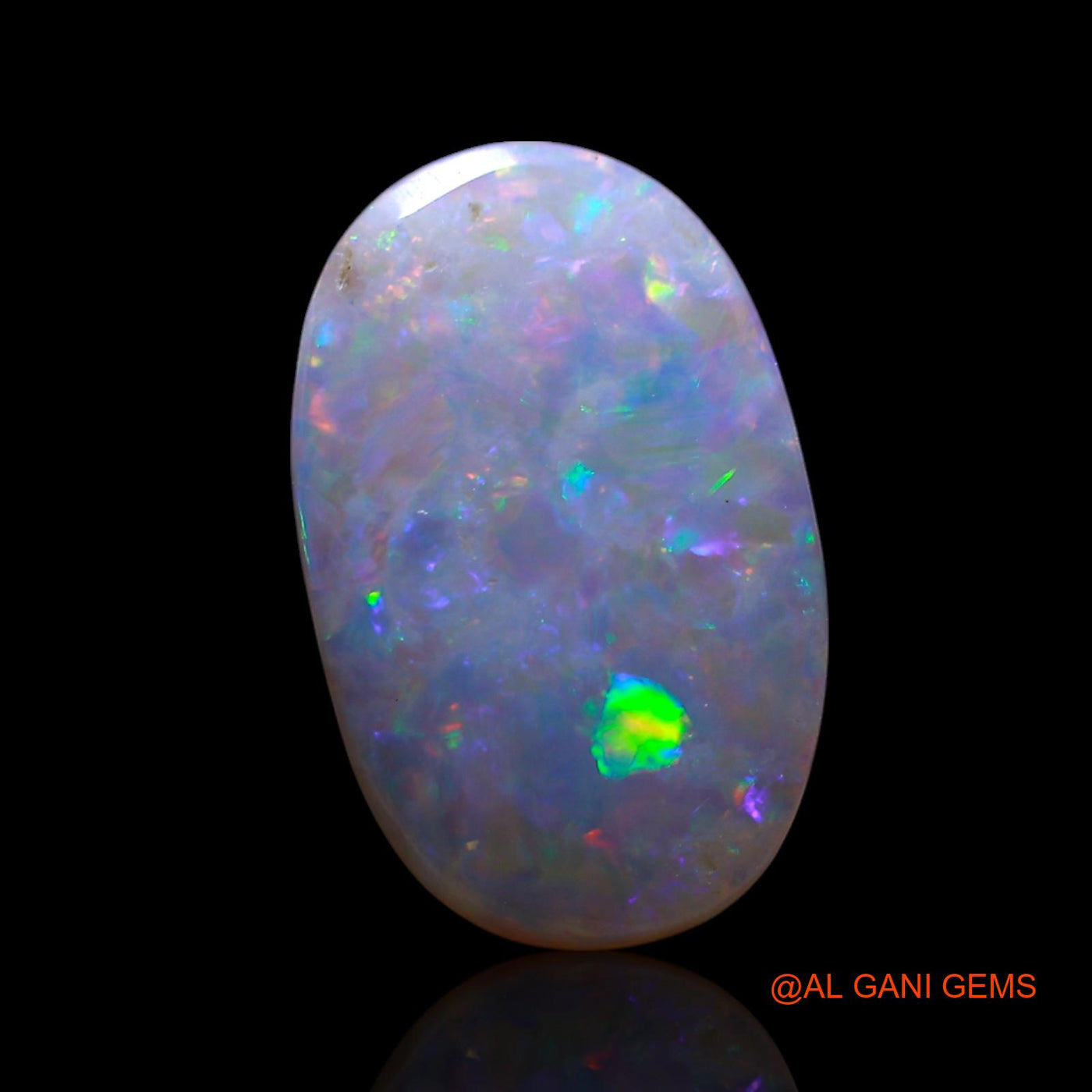 2.00 Cts Natural Australian Fire Opal Oval Cabochon Loose Gemstone For Jewelry 13x8x2 mm AG-651
