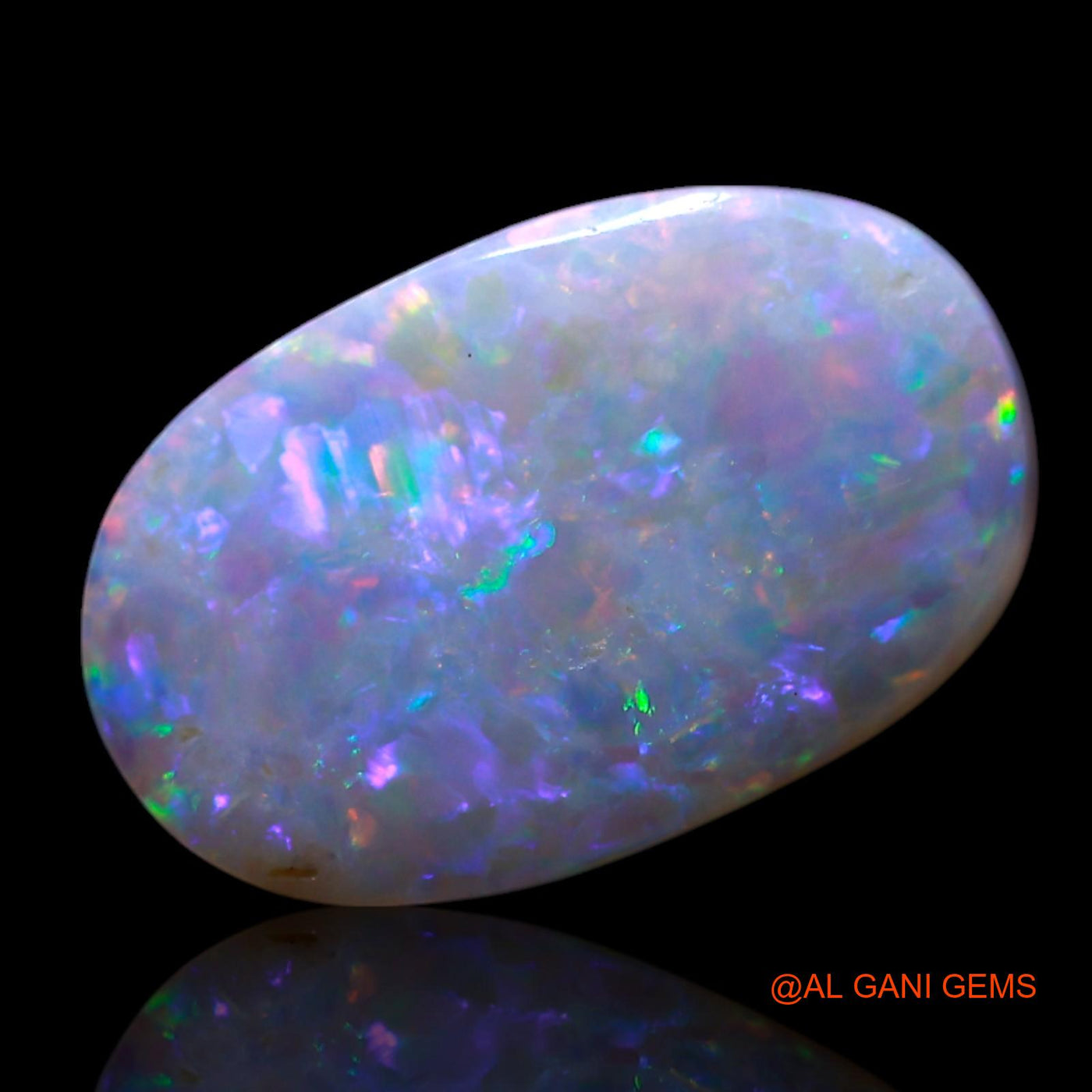 2.00 Cts Natural Australian Fire Opal Oval Cabochon Loose Gemstone For Jewelry 13x8x2 mm AG-651
