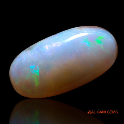 Natural Fire Opal Gemstone 2.00 Cts Loose Oval Cabochon From Australia 14x7x4 mm AG-652