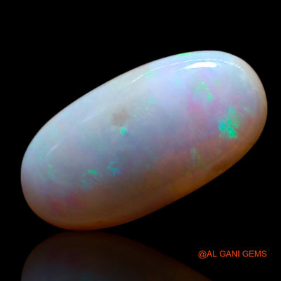 Natural Fire Opal Gemstone 2.00 Cts Loose Oval Cabochon From Australia 14x7x4 mm AG-652