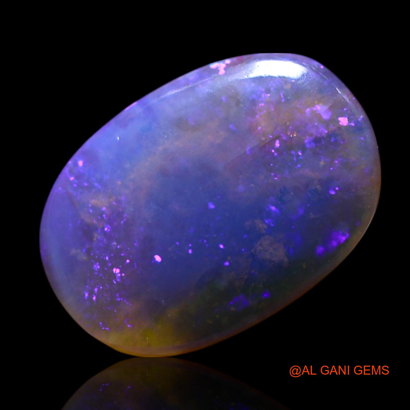 Natural Untreated Fire Opal Loose Gemstone Oval Cabochon From Australia 2.00 Cts 13x9x2 mm AG-656