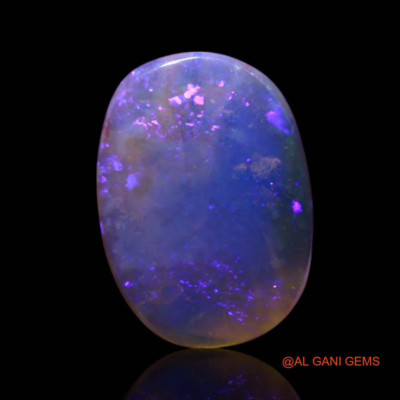 Natural Untreated Fire Opal Loose Gemstone Oval Cabochon From Australia 2.00 Cts 13x9x2 mm AG-656