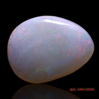 Natural Untreated Fire Opal Loose Gemstone Fancy Cabochon From Australia 2.00 Cts 13x9x3 mm AG-657