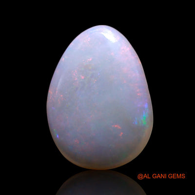 Natural Untreated Fire Opal Loose Gemstone Fancy Cabochon From Australia 2.00 Cts 13x9x3 mm AG-657