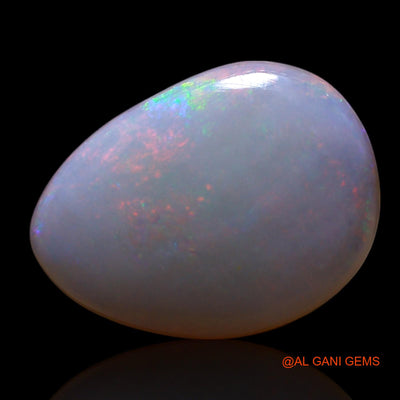 Natural Untreated Fire Opal Loose Gemstone Fancy Cabochon From Australia 2.00 Cts 13x9x3 mm AG-657