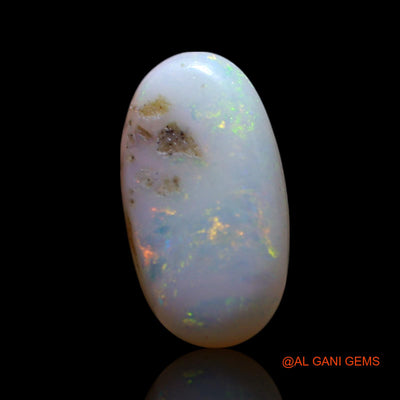 3.00 Cts Natural Australian Fire Opal Oval Cabochon Loose Gemstone For Jewelry 13x7x4 mm AG-659