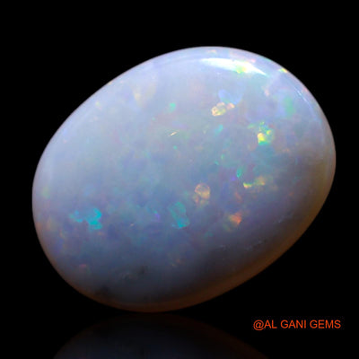 Natural Fire Opal Gemstone 1.00 Cts Loose Oval Cabochon From Australia 10x8x2 mm AG-65