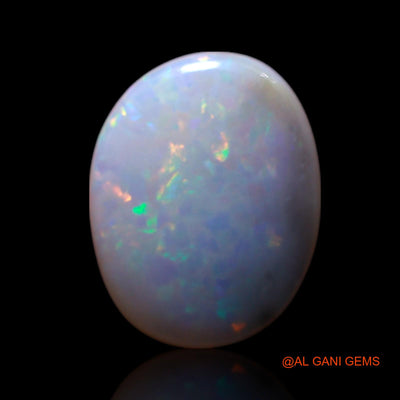 Natural Fire Opal Gemstone 1.00 Cts Loose Oval Cabochon From Australia 10x8x2 mm AG-65