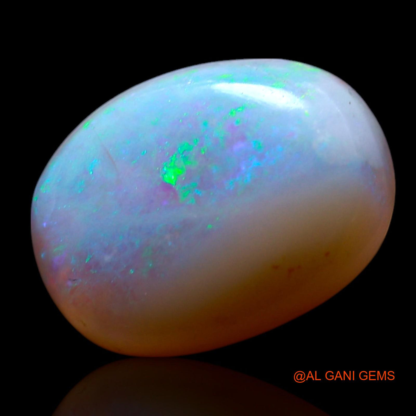 3.00 Cts Natural Australian Fire Opal Loose Gemstone Oval Cabochon 12x9x4 mm AG-660