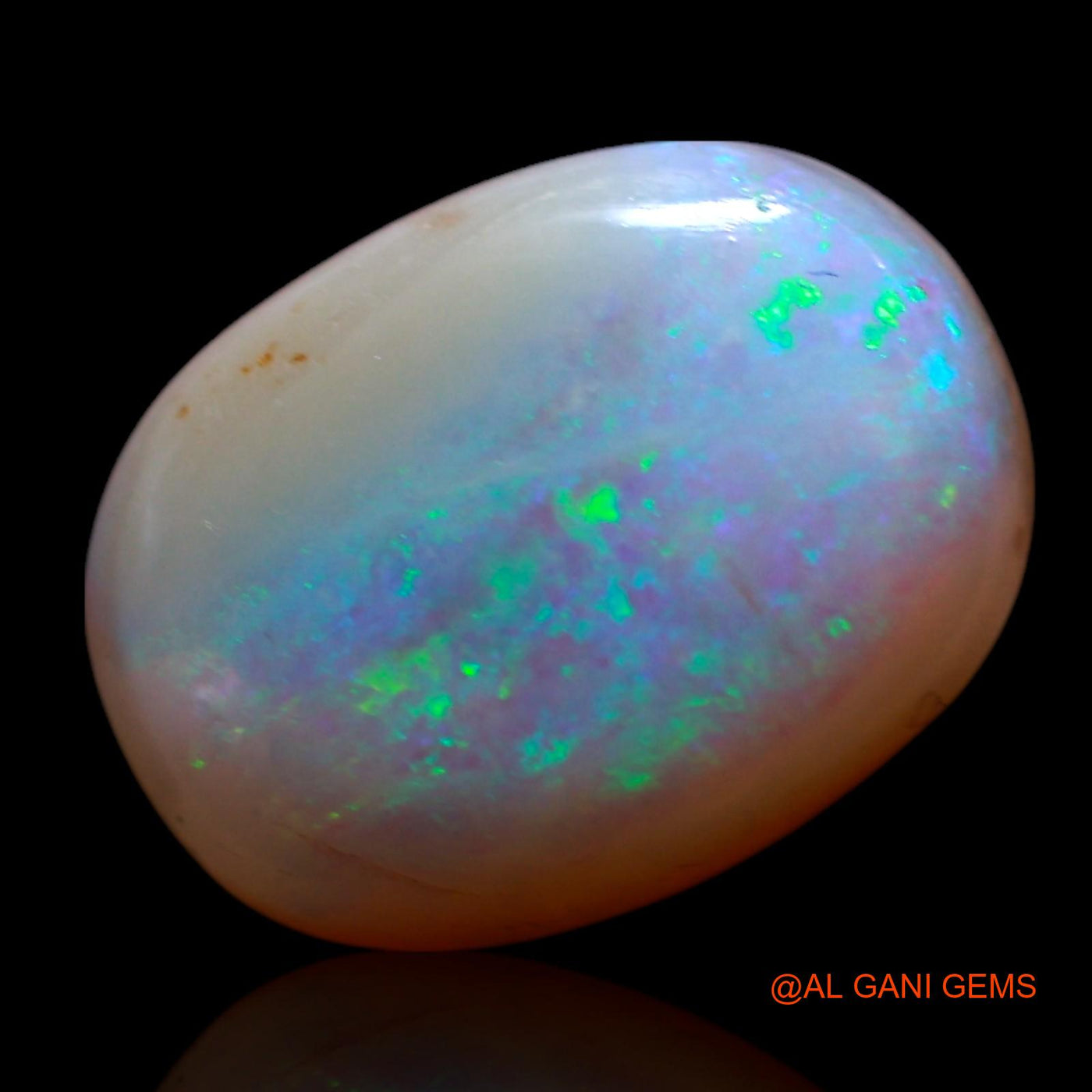 3.00 Cts Natural Australian Fire Opal Loose Gemstone Oval Cabochon 12x9x4 mm AG-660