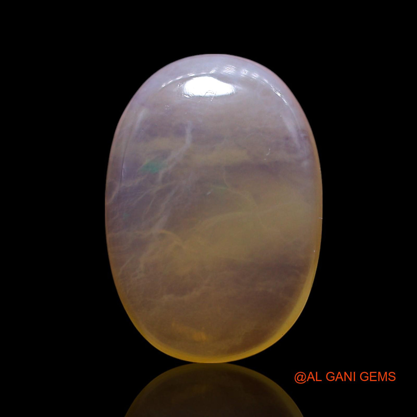 4.00 Cts Natural Australian Fire Opal Loose Gemstone Oval Cabochon 14x9x4 mm AG-661