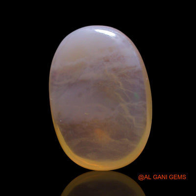 4.00 Cts Natural Australian Fire Opal Loose Gemstone Oval Cabochon 14x9x4 mm AG-661