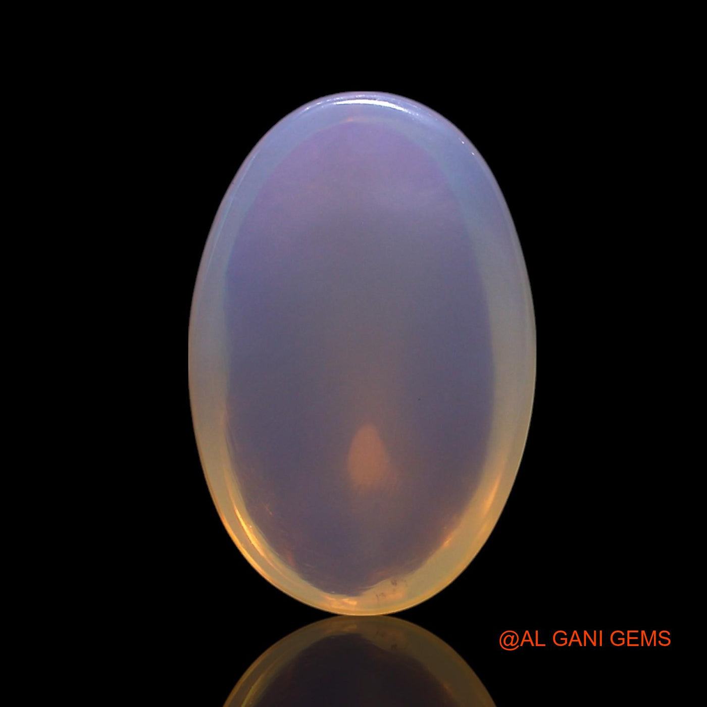 Natural Untreated Fire Opal Loose Gemstone Oval Cabochon From Australia 4.00 Cts 14x9x5 mm AG-663
