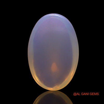 Natural Untreated Fire Opal Loose Gemstone Oval Cabochon From Australia 4.00 Cts 14x9x5 mm AG-663