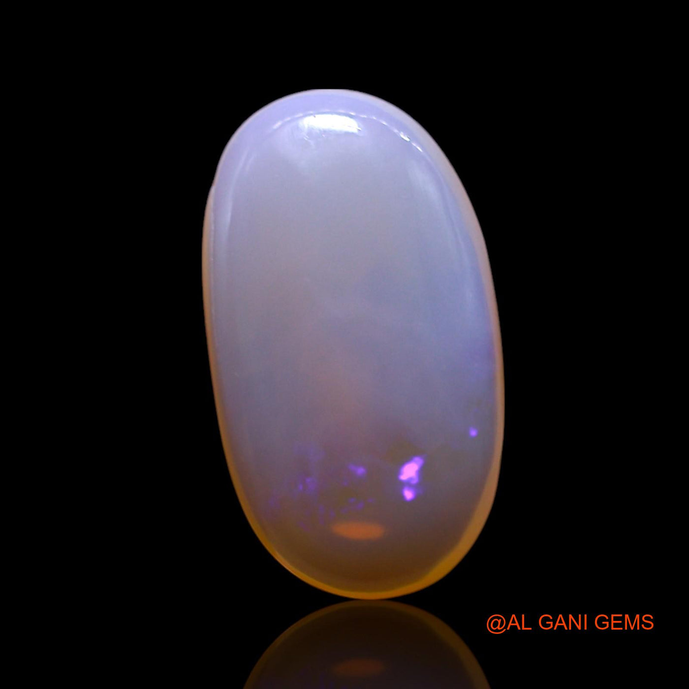 2.00 Cts Natural Australian Fire Opal Oval Cabochon Loose Gemstone For Jewelry 14x8x3 mm AG-664