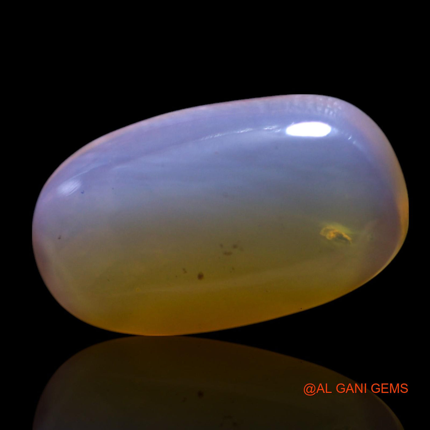 4.00 Cts Natural Australian Fire Opal Loose Gemstone Oval Cabochon 14x8x4 mm AG-666