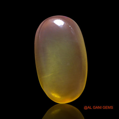 Natural Untreated Fire Opal Loose Gemstone Oval Cabochon From Australia 3.00 Cts 14x8x4 mm AG-668