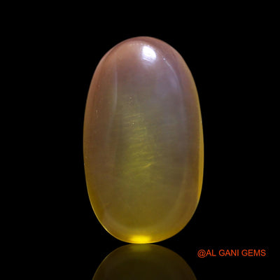 Natural Untreated Fire Opal Loose Gemstone Oval Cabochon From Australia 3.00 Cts 14x8x4 mm AG-668