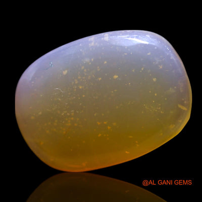 Natural Fire Opal Gemstone 3.00 Cts Loose Oval Cabochon From Australia 13x9x3 mm AG-669