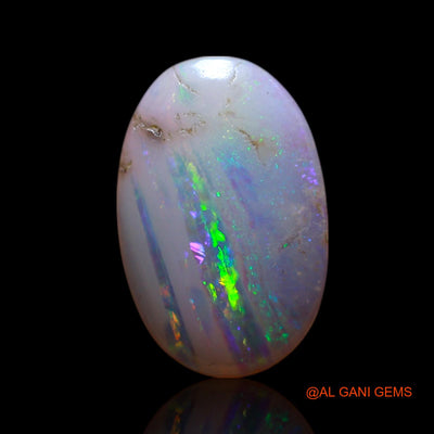1.00 Cts Natural Australian Fire Opal Loose Gemstone Oval Cabochon 12x8x2 mm AG-66