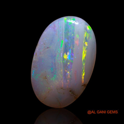 1.00 Cts Natural Australian Fire Opal Loose Gemstone Oval Cabochon 12x8x2 mm AG-66