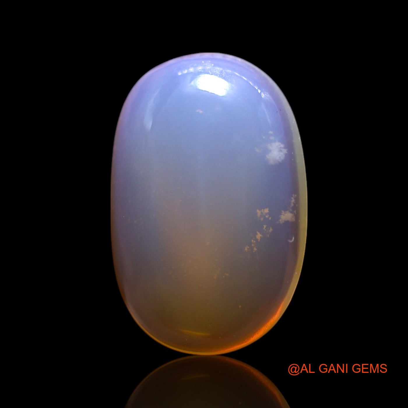 Natural Untreated Fire Opal Loose Gemstone Oval Cabochon From Australia 2.00 Cts 13x9x3 mm AG-670