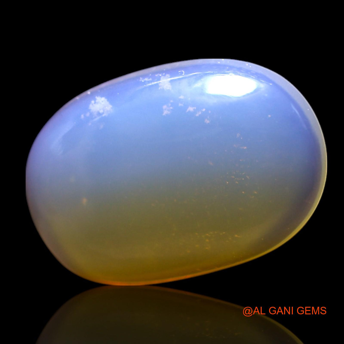 Natural Untreated Fire Opal Loose Gemstone Oval Cabochon From Australia 2.00 Cts 13x9x3 mm AG-670