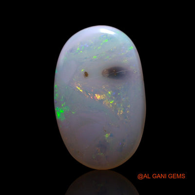 Natural Untreated Fire Opal Loose Gemstone Oval Cabochon From Australia 2.00 Cts 13x8x2 mm AG-672