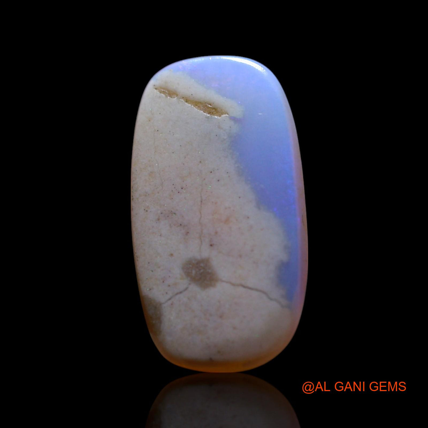 2.00 Cts Natural Australian Fire Opal Loose Gemstone Oval Cabochon 14x8x3 mm AG-673