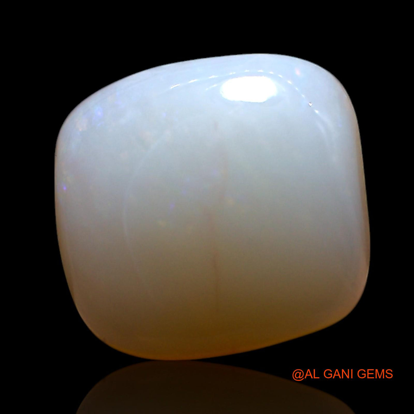 4.00 Cts Natural Australian Fire Opal Square Cabochon Loose Gemstone For Jewelry 12x11x5 mm AG-674