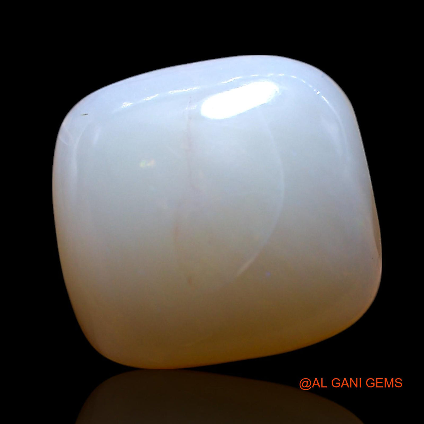 4.00 Cts Natural Australian Fire Opal Square Cabochon Loose Gemstone For Jewelry 12x11x5 mm AG-674