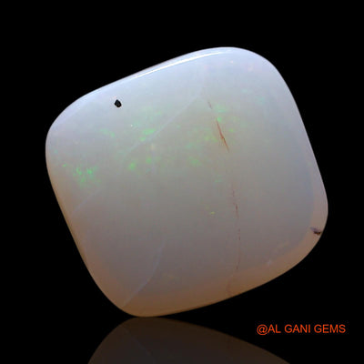 4.00 Cts Natural Australian Fire Opal Square Cabochon Loose Gemstone For Jewelry 12x11x5 mm AG-674