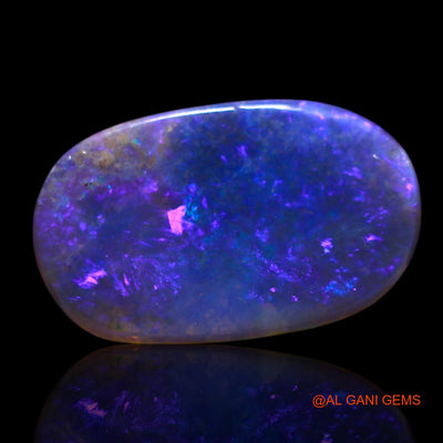 Natural Fire Opal Gemstone 2.00 Cts Loose Oval Cabochon From Australia 13x8x2 mm AG-676
